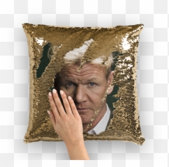 Gordon Ramsay Cushion Cover - Nicolas Cage Shrek Pillow Png,Gordon Ramsay Png