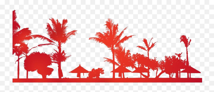 Beach Resort Icon Png Hd Images Stickers Vectors - Landscape Silhouettes Beach Png,Indo Icon