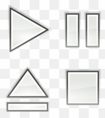 Audio Icon Set Play - Free vector graphic Pixabay Stop Png