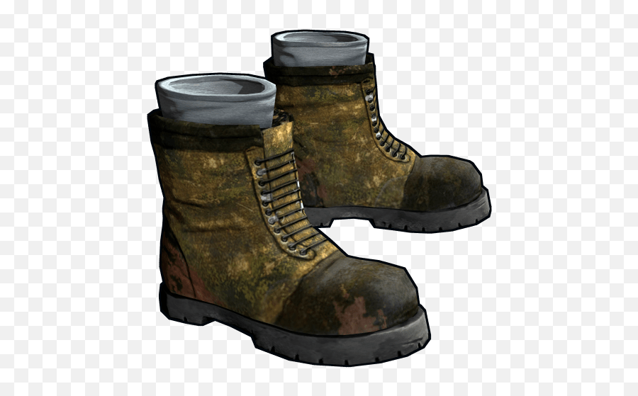 Army Boots Rust Wiki Fandom - Rust Boots Png,Hiking Boot Icon