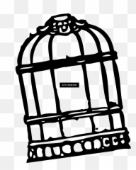Cage Bird Objects - Clipart Transparent Png Parrot In