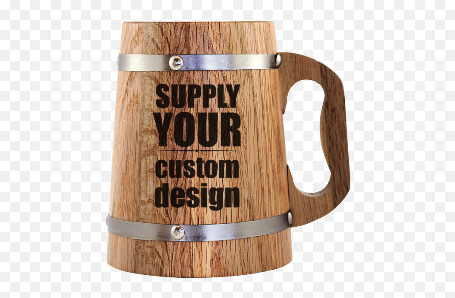 Custom Design Beer Mug - Wooden Beer Mug Australia Png,Tankard Icon