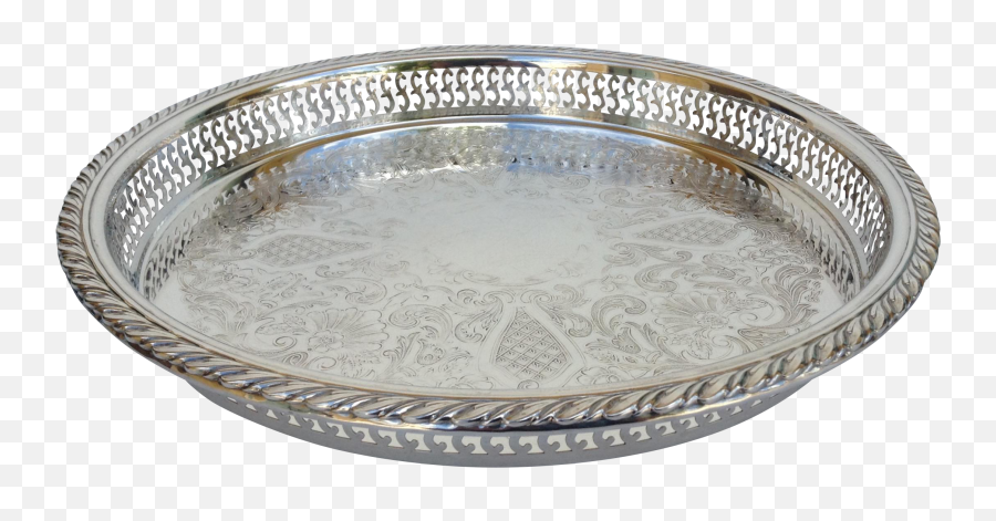 Silver Plate Transparent Png Clipart - Silver Plate Png,Plate Png