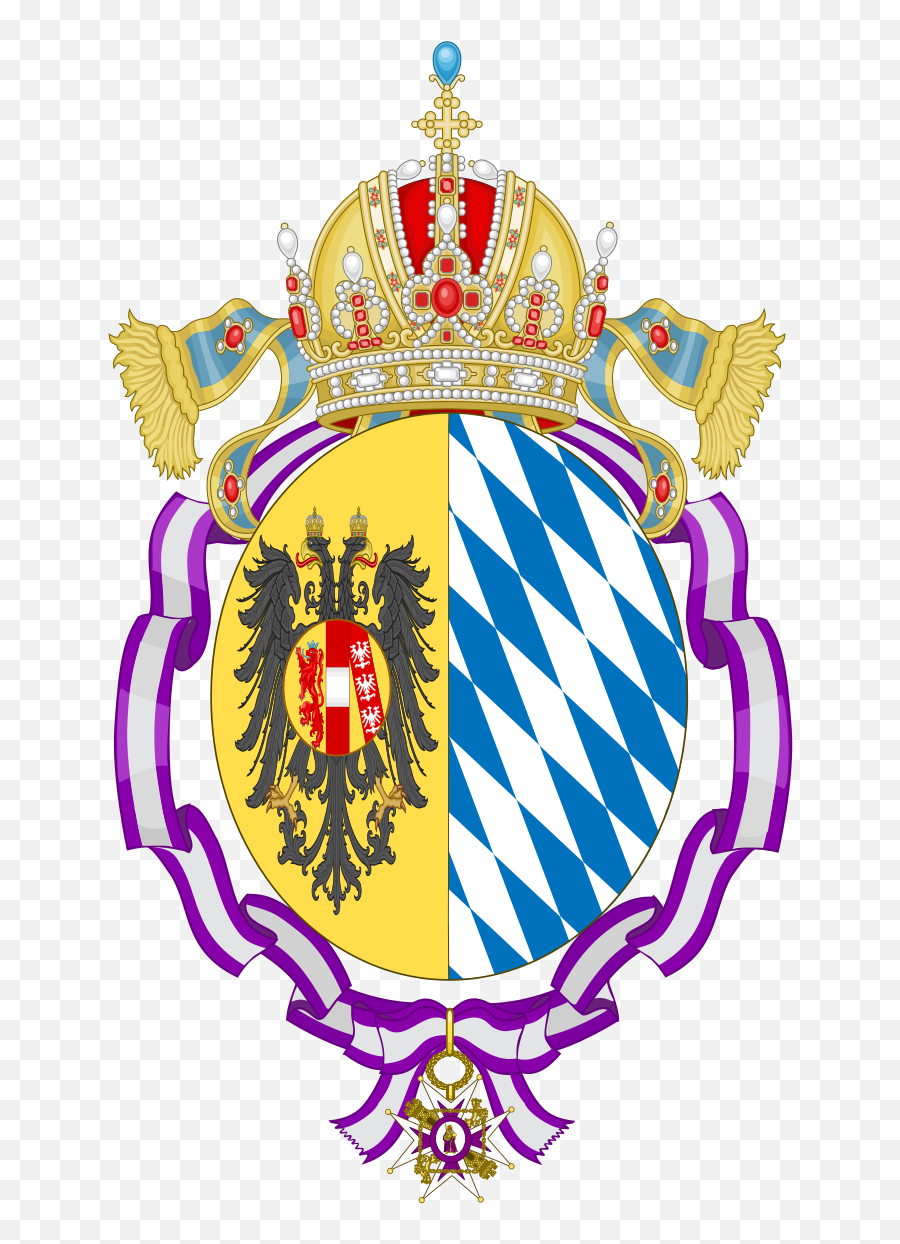 Coat Of Arms Empress Elisabeth Austria Order Queen - Imperial Coat Of Arms Brazil Png,Empress Icon