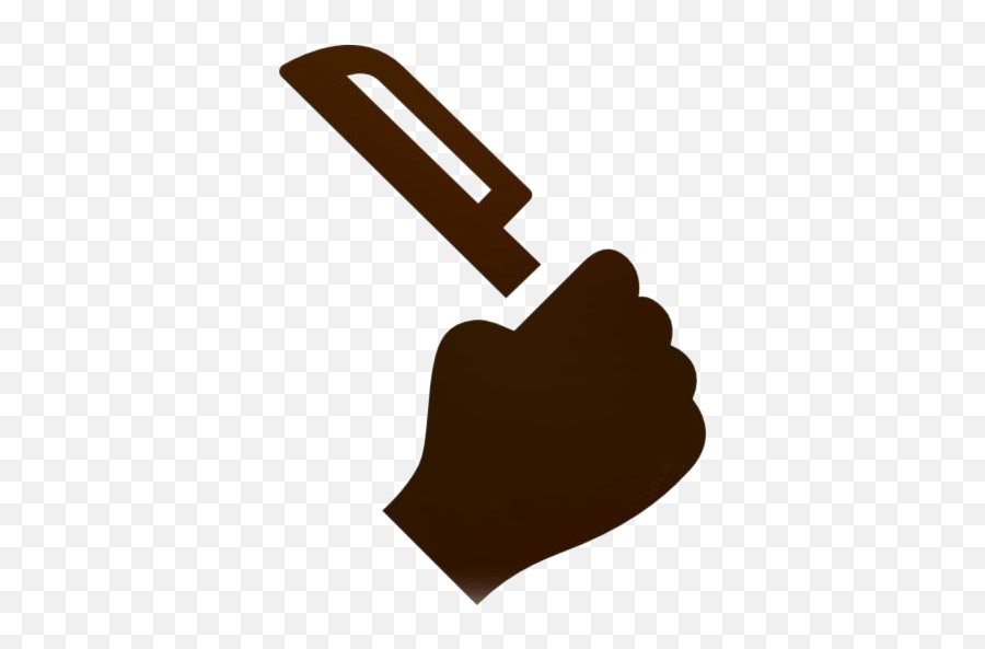 Hand Holding Up A Knife Gesture Png Image For Download - Vector Hand With Knife,Hand Hold Icon Icon
