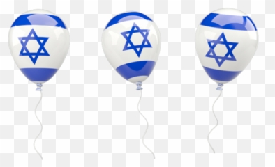 High Quality Israel Flag Transparent - Israel Flag Party Balloons Png,Israel Png