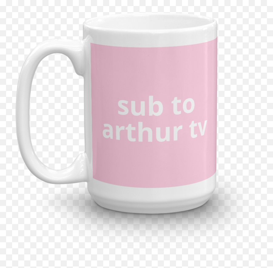 Mug With Icon And Sub To Arthur Tv Print Pink U2013 Arthurtv Png Picture Viewer