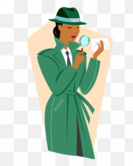 Detective Female Talking Cat Adventure Education Private - Female Detective Png,Detective Png