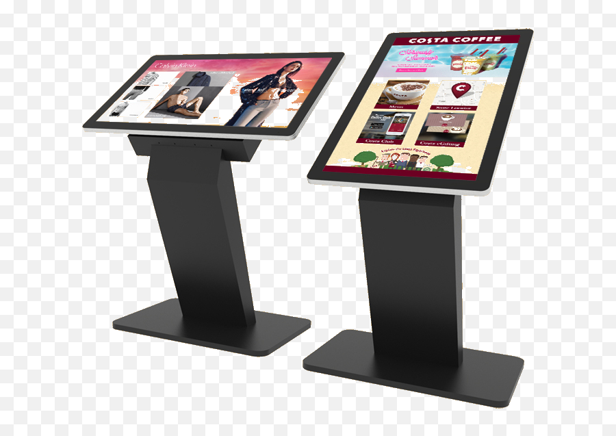 Free Standing Pcap Touch Screen Kiosk - Interactive Screens Png,Screen Png