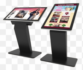 Free Standing Pcap Touch Screen Kiosk - Interactive Screens png