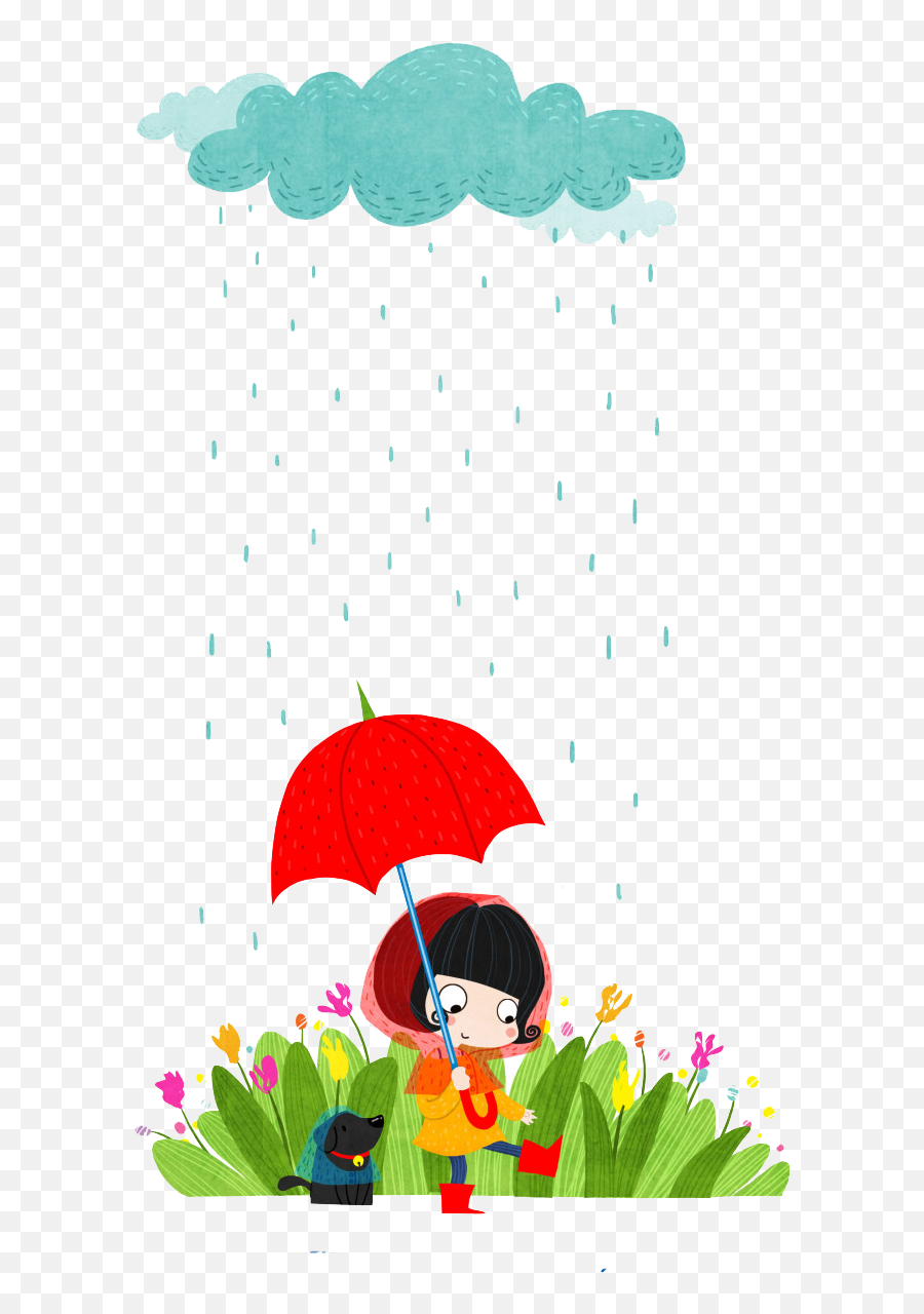 Download Flower Art Encapsulated Rain Postscript Designer Hq - Um Dia De Chuva Png,Designer Png