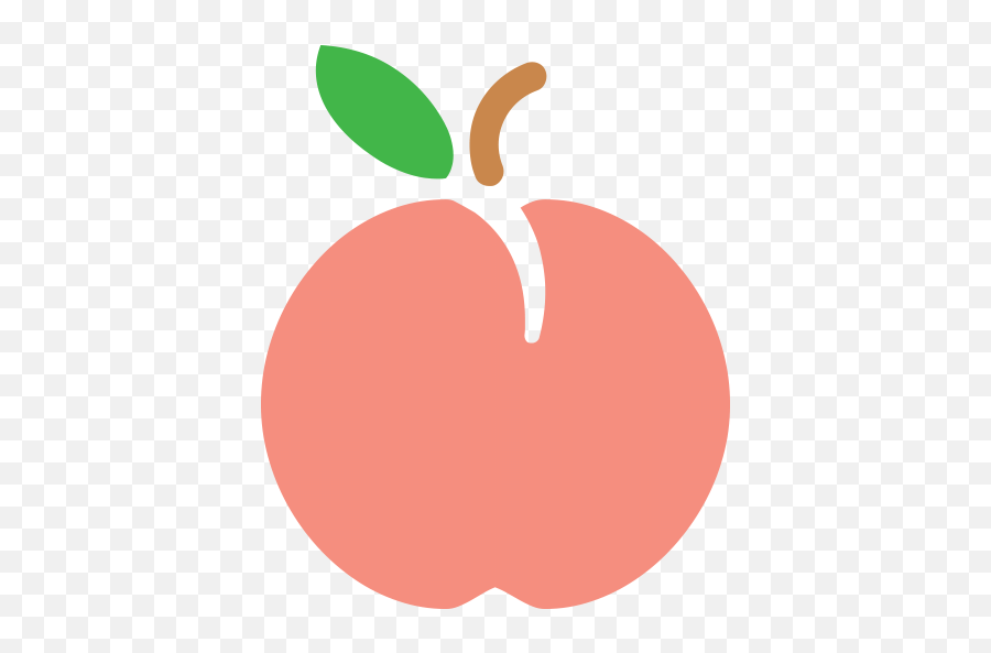 Emoji Peach Transparent Png Clipart - Peach Favicon,Peach Emoji Png