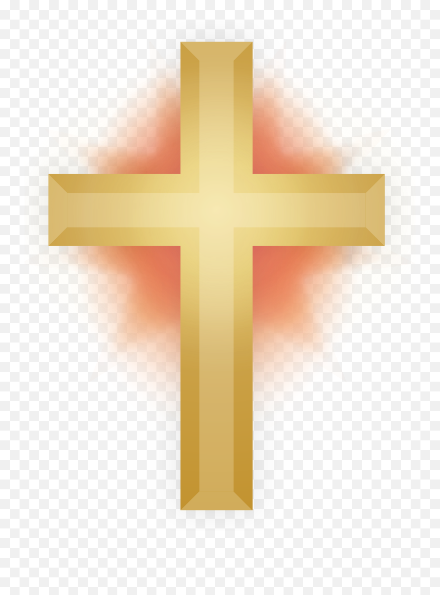 Gold Christian Cross - Christian Cross Background Png,Christian Cross Png