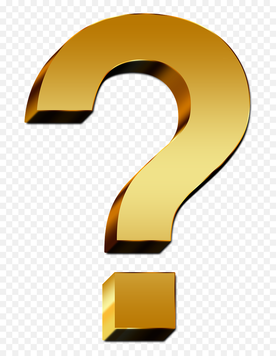 Question Mark Gold - Gold Question Mark Png,Question Marks Png