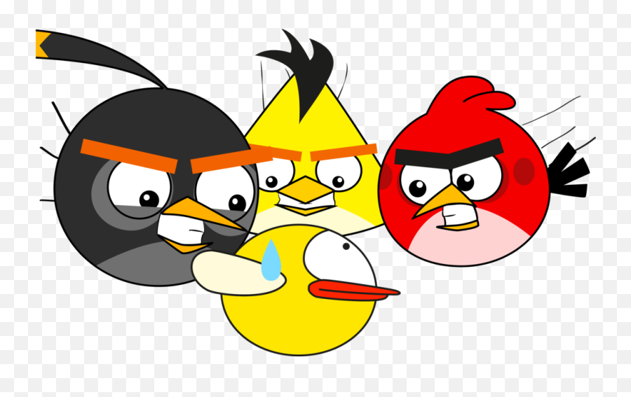 Download Drawn Randome Angry Bird - Angry Birds Vs Flappy Bird Png,Flappy Bird Png