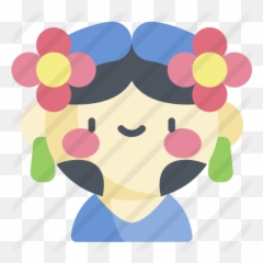Frida Kahlo - Free Cultures Icons Illustration Png,Frida Kahlo Png