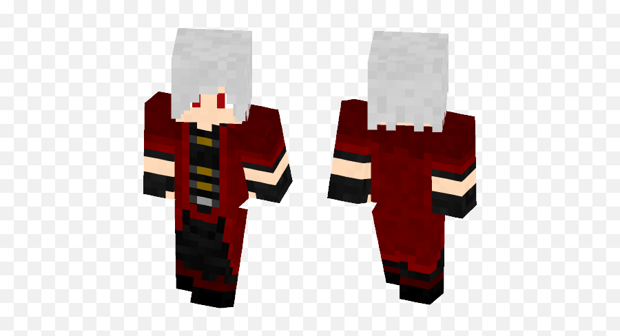 Download Dante Devil May Cry Minecraft Skin For Free - Minecraft Mandalorian Red Skin Png,Devil May Cry Logo Png