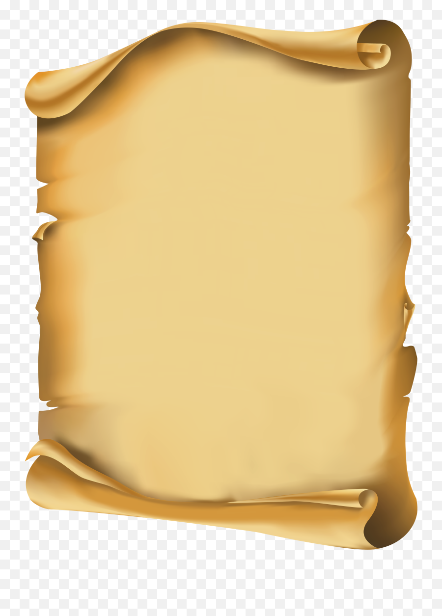 Transparent Background Old Scroll Clipart Png