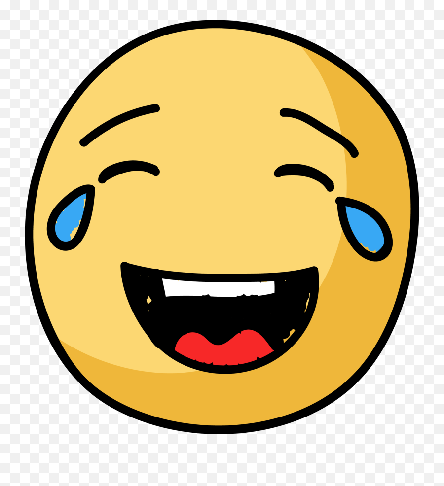 Download Hd Smiley Laughter Crying Face Png