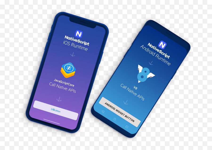Native Mobile Apps With Angular Vuejs Typescript - Nativescript Apps Png,Android Logos