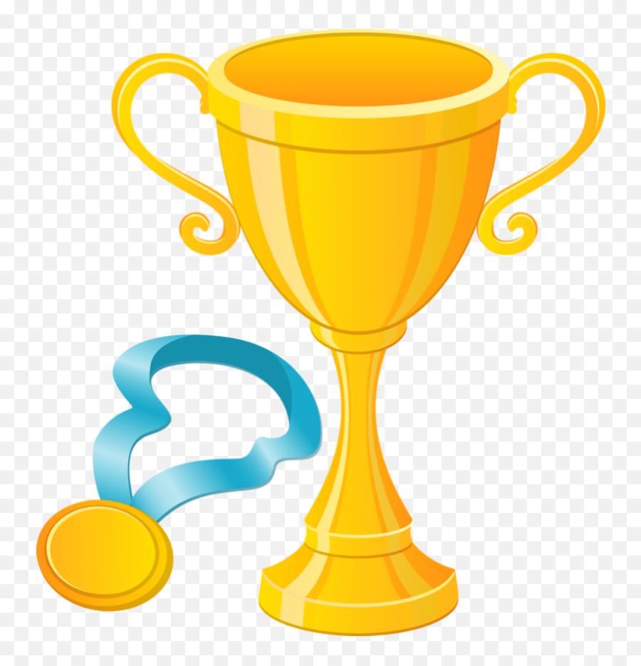 Trophy With Gold Medal Png Image - Purepng Free Trophy And Medal Clipart,Trophy Transparent