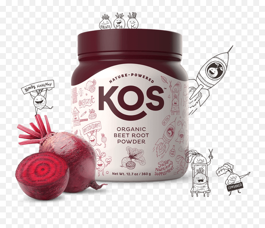 Kos Organic Beetroot Powder - Kos Organic Spirulina Powder Png,Beet Png