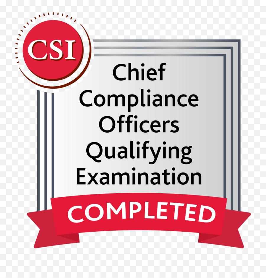 Chief Compliance Officers Qualifying Examination Cco - Acclaim Circle Png,Exam Png