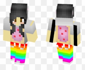 Download Nyan Cat Girl Minecraft Skin For Free - Minecraft Png,Nyan Cat Transparent
