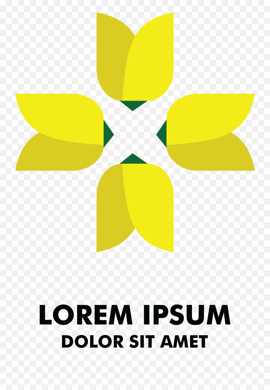 Flower Tulip Logo Vector - Illustration Png,Yellow Flower Logo