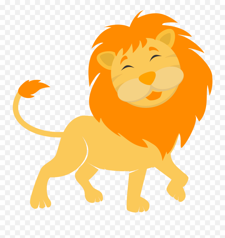 Carnivoranyellowlion Png Clipart - Royalty Free Svg Png Cute Lion Gif Clipart,Lion Png