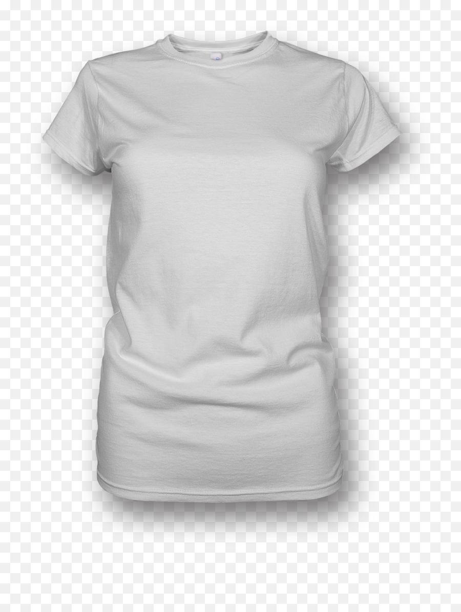 Shop Womens White T Shirt Png - Blank T Shirt Png,White T Shirt Png