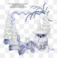 Winter Wonderland Picture Frame - Png