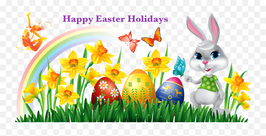 Happy Easter Banner Png 639856 - Easter Clipart,Easter Clipart Transparent