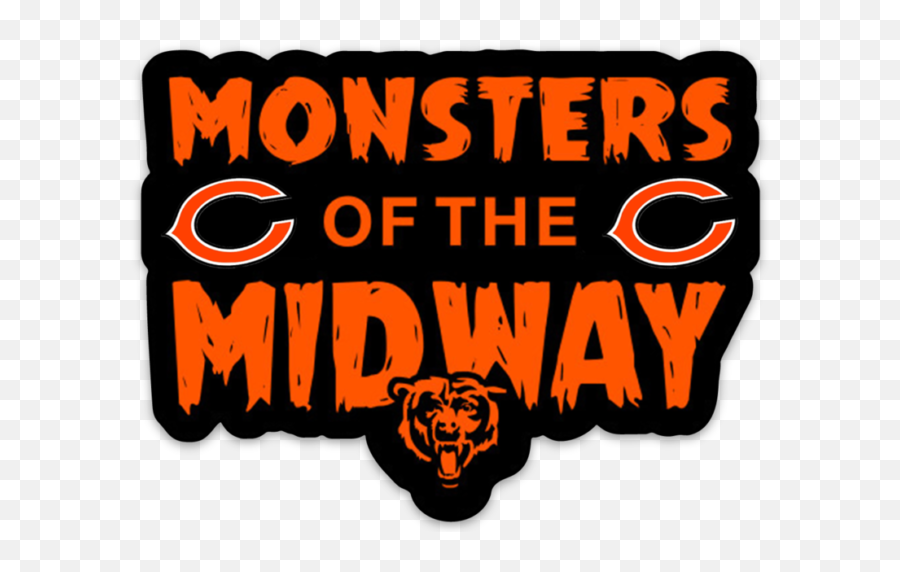 Monsters Of The Midway Chicago Bears - Illustration Png,Chicago Bears Logo Png