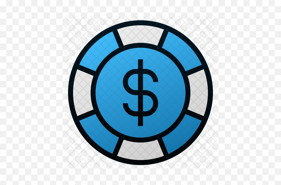 Blue Chips Stocks Icon Of Colored - Changeling The Dreaming Symbols Png,Png Stocks