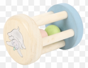 Lotta The Lamb Baby Rattle Grip Toys Rattles Dummy Cords - Wood png