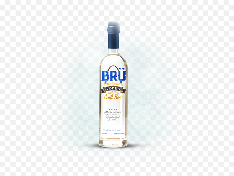 Brü Vodka U2014 Welcome To St Louis Distillery - Glass Bottle Png,Vodka Transparent