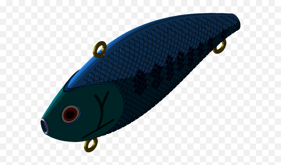 Fishing Lure 3d Cad Model Library Grabcad - Coin Purse Png,Fishing Lure Png