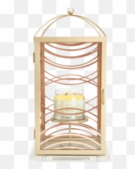 Curved Lines Lantern - Large Partylite png