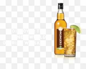 Download Bottle - glass 2 Gingers Irish Whiskey 750 Ml png