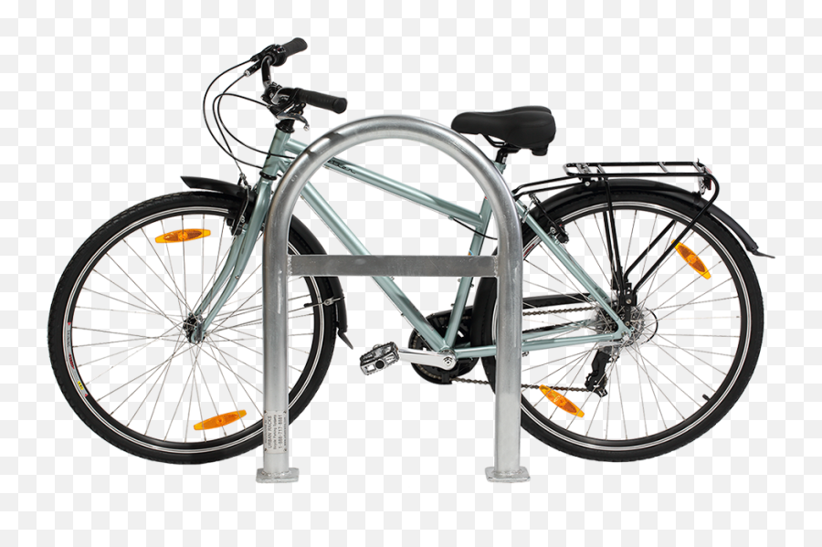 Staple Bike Rack - Bike Rack Side View Png,Bike Rack Png