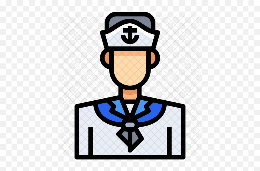 Sailor Icon Of Colored Outline Style - Sailor Icon Png,Sailor Png