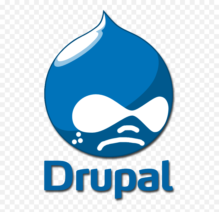 Sad Unhappy Drupal Logo - Drupal Logo Png,Sad Logo
