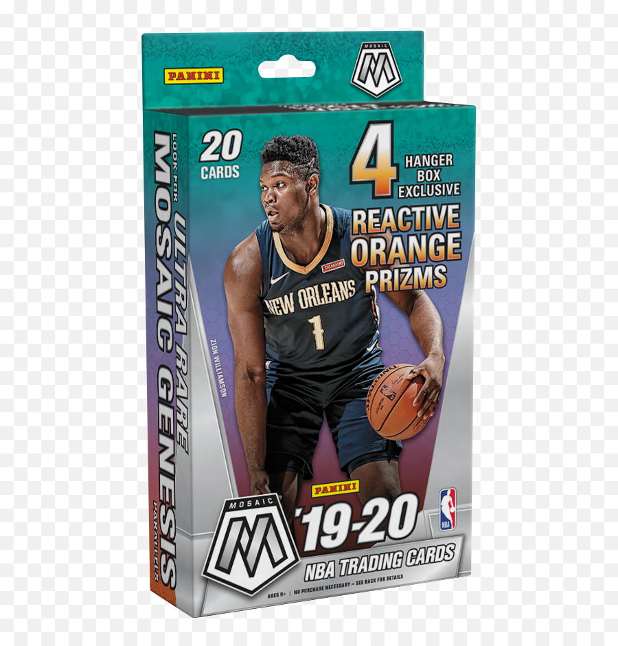 2019 - 2019 20 Mosaic Basketball Hanger Box Png,Zion Williamson Png