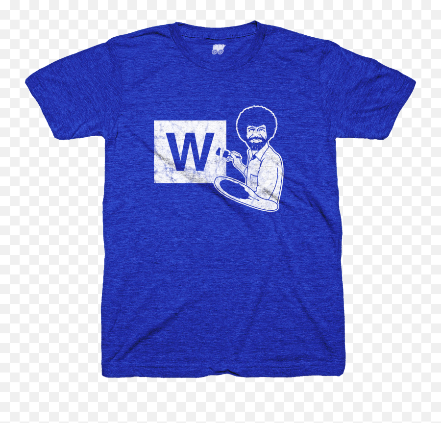 Chicago Cubs Bob Ross Paint The Tee - Let The Paramedics Sort Them Out Png,Bob Ross Transparent Background