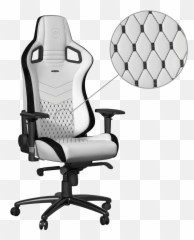Noblechairs Epic Series U2013 Whiteblack - Chair Epic png