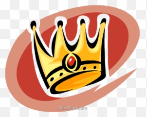 Crown Royalty Free Vector Clip Art Illustration - Vc062455 Clip Art Png,Crown Cartoon Png