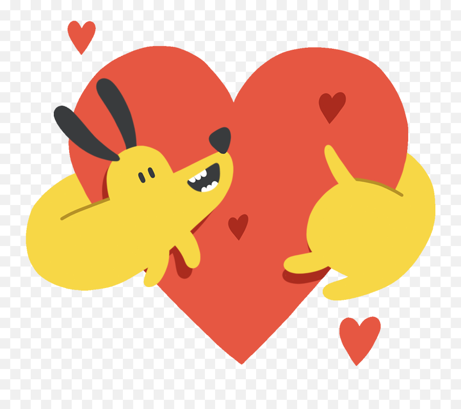 Project - Animated Dog Heart Gif Png,Animated Facebook Icon