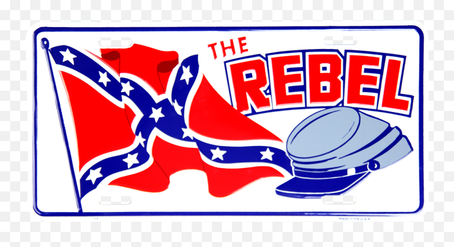 103 - Usa1 U2013 Hangtime Rebel Confederate License Plate Png,Rebel Flag Png