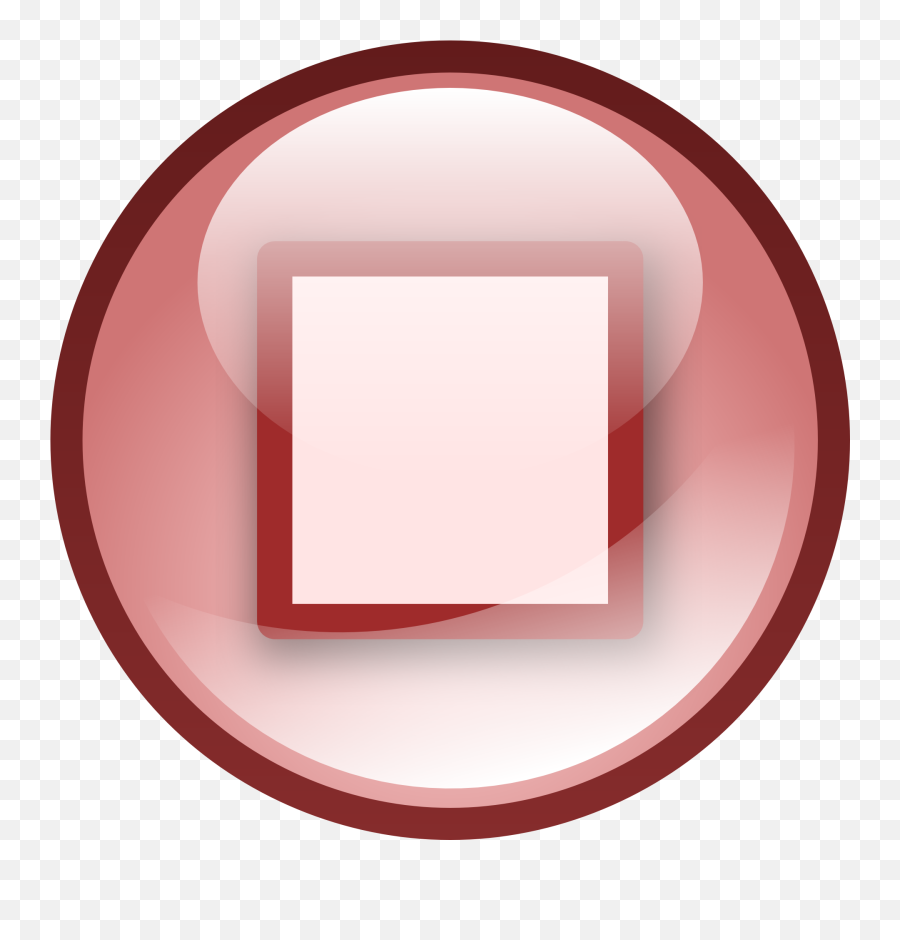 Stop Button Icon Drawing Free Image - Stop Button Png,Sign In Button Icon